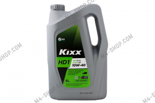 Масло моторное Kixx HD1 CI-4 10W-40 (D1) /6л L2061360E1