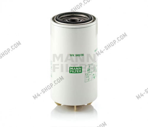 Купить WK94036X фильтр топливный [93x173.5 1-14uns] wk940/36x   mann