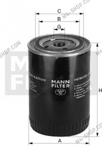 Купить WA9140 фильтр охлаждающей жидкости cummins 6c8.3 mann