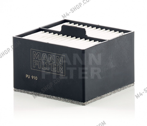 Купить PU910 фильтр топливный man/renault separ 2000 с обогревом mann pu910 (квадратный)