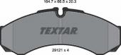 Колодки тормозные задние Iveco Daily (к-т) дисковые TEXTAR 2912112