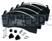 Колодка тормозная диск. (к-т) 291580 SAF/BPW EMMERRE