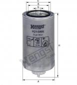 Фильтр топливный грубой очистки Iveco Stralis Cursor13 М16х1,5 HENGST H215WK