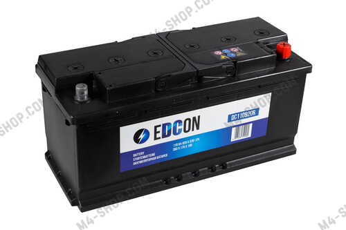 Аккумулятор EDCON 110Ah 920A 393/175/190 Iveco Daily (под порогом)
