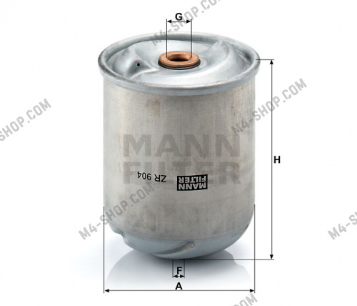 Купить ZR904x фильтр масляный центрифуги iveco/maz/rvi magnum mann zr904x