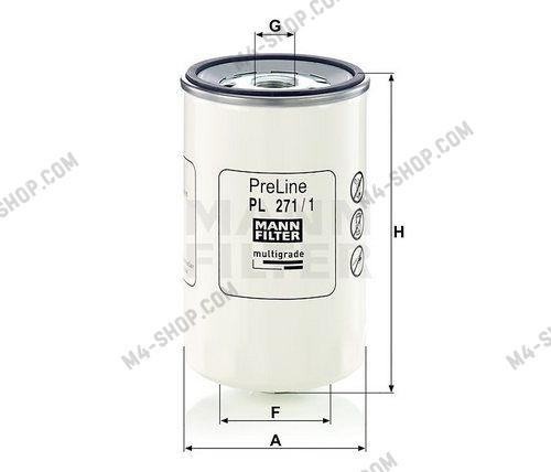 Купить PL2711 фильтр топливный claas/perkins mann pl2711