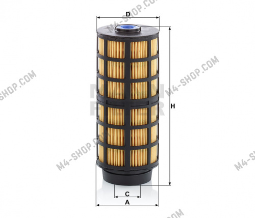 PU7004Z | фильтр топливный iveco daily iii 2011-> mann-filter pu7004z