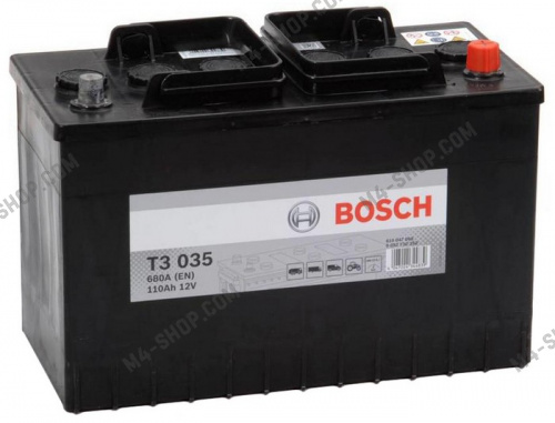 Аккумулятор BOSCH 110Ah 680A 350x175x239 Iveco EuroCargo н/о 0092T30350