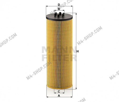 Купить HU12140X фильтр масляный mann mercedes actros (вставка) ox168d