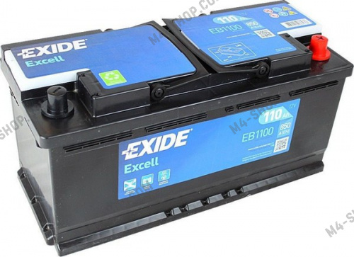 Аккумулятор EXIDE 110Ah 850A 393х175х190 Iveco Daily (под порогом)