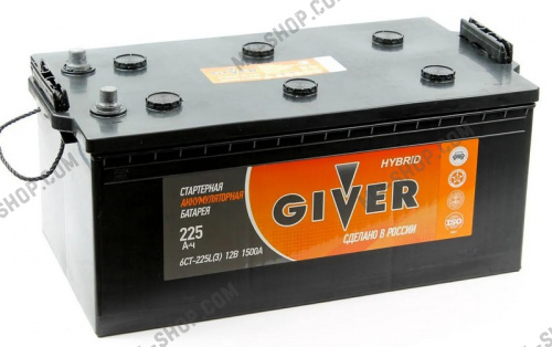 Аккумулятор (АКБ) GIVER GYBRID 12V 225Ah 1500А